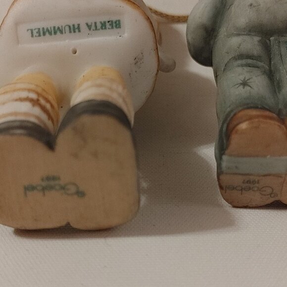 Goebel 1997 Figures x2 BERTA HUMMEL Christmas Ornaments - Picture 7 of 7